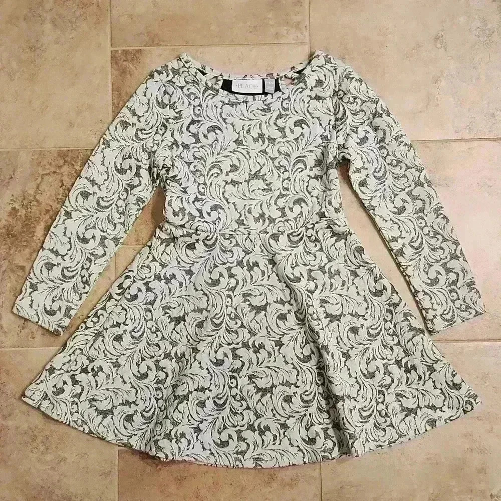 Children's Place Floral Long Sleeve Dress
